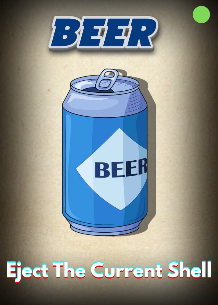 Beer item card — eject the current shell